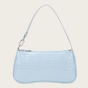blue baguette bag